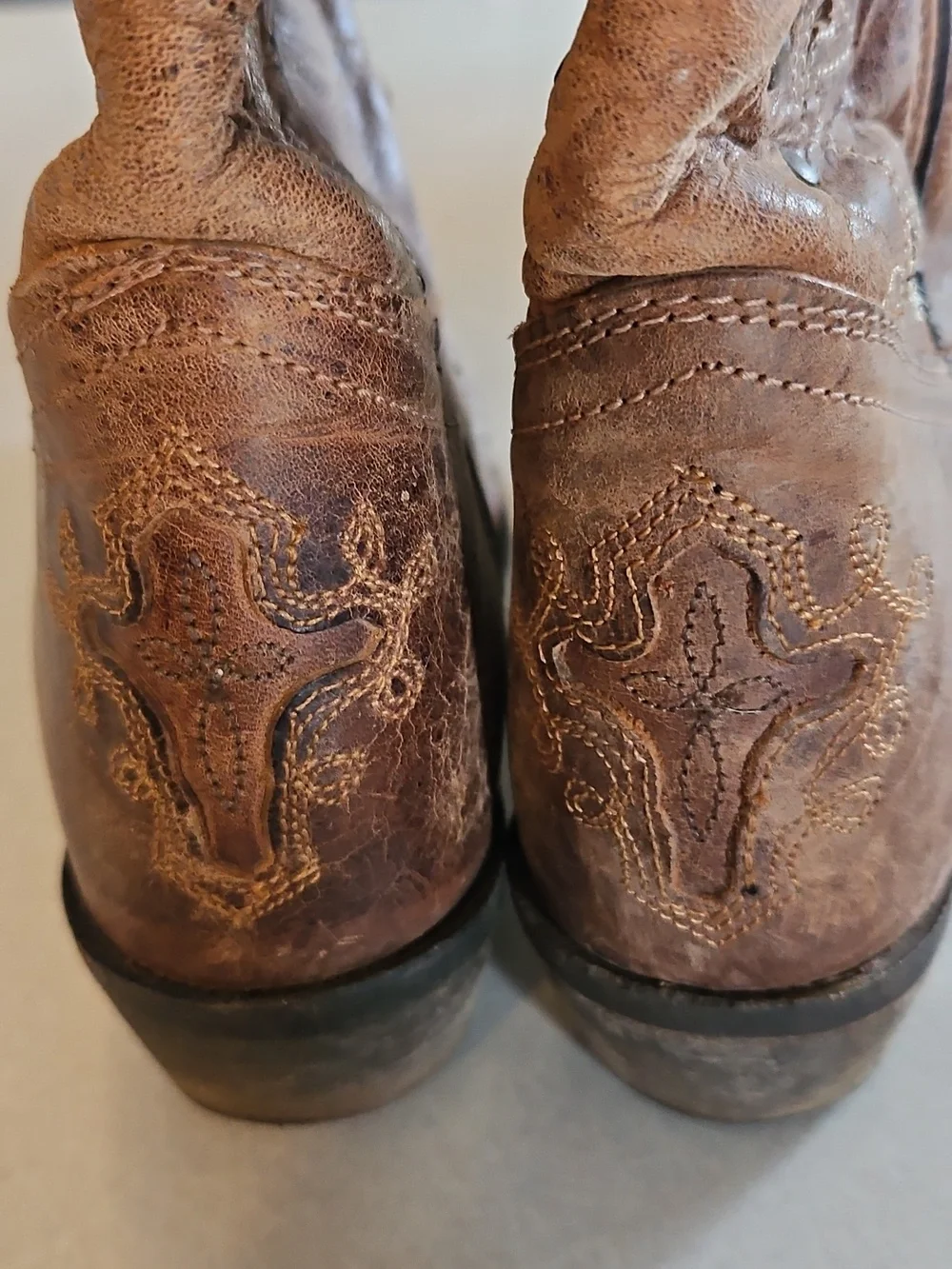 Laredo Western Rust Brown Cowboy Boots - Picture 6 of 15